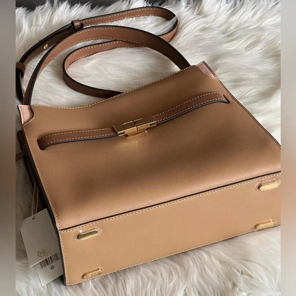 💰SOLD - 75182 - Tory Burch Small Lee Radziwill Double Bag - Picture 7 of 14